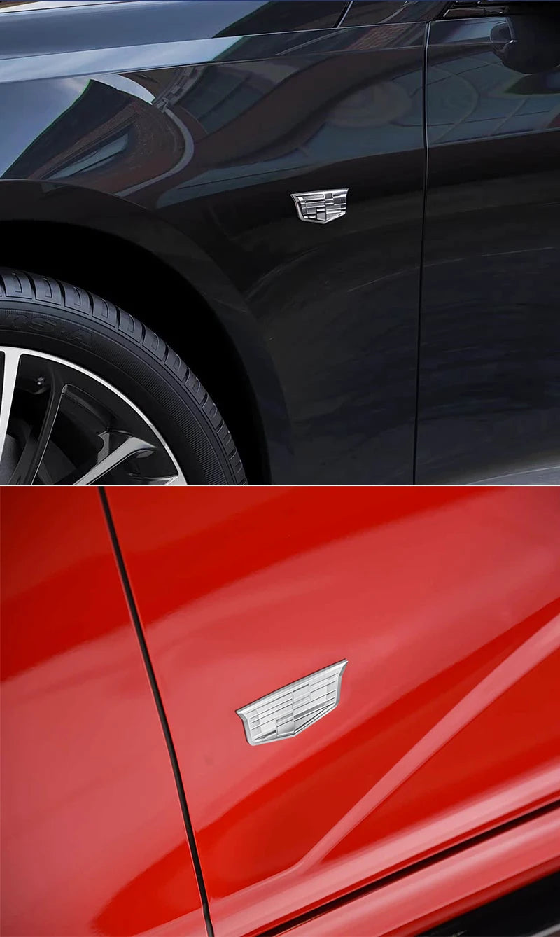 ABS Car Body Stickers Side Decals Emblem for Cadillac CT5 XT5 XT6 Escalade CTS DTS SLS XLR ATS SRX Tiburon Deville Accessories