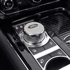 Shift Knob Decoration Metal Cover Car Console Button Sticker For Land Rover Discovery 2 3 4 Range Rover Freelander SV SVR Velar