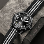 CADISEN Deep Explorer 2025 New Automatic Mechanical Watch Man Canvas Strap Wristwatch MIYOTA  Luxury Luminous Waterproof Watches
