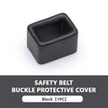 SEAMETAL Car Seat Belt Buckle Cover Anti Scratch Seatbelt Button Protector Seat Belt Protection Cover Car Interior Accessories