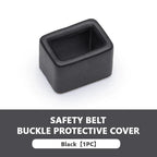 SEAMETAL Car Seat Belt Buckle Cover Anti Scratch Seatbelt Button Protector Seat Belt Protection Cover Car Interior Accessories