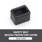 SEAMETAL Car Seat Belt Buckle Cover Anti Scratch Seatbelt Button Protector Seat Belt Protection Cover Car Interior Accessories