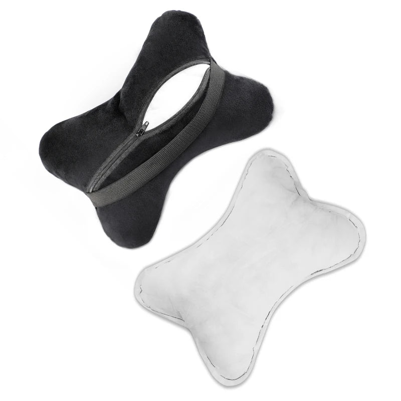 car sticker Headrest Cover Auto Seat Cover Head Neck Rest Pillow for Toyota camry chr corolla rav4 yaris prius auto Acc