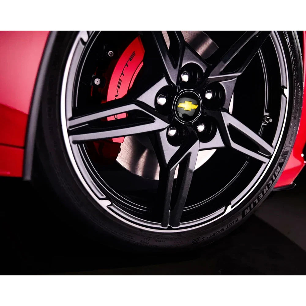 4pc 56mm Car Wheel Center Hub Caps Sticker for Chevrolet Cobalt Captiva Trax Malibu Epica Silverado Trailblazer Corsa Volt Onix