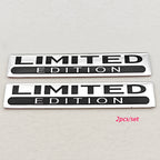2pcs 3D Aluminum LIMITED/SPECIAL EDITION Emblem Badge Car Stickers Decal For Audi Honda Opel Toyota Mercedes Mazda Motorcycle