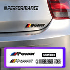 3D Metal Sports Trunk Sticker For BMW X1 X2 X3 X4 X5 X6 X7 iX3 F20 F10 F07 E70 E46 E90 E92 E60 E39
