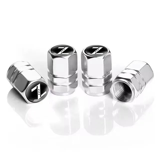 4Pcs Car Styling For Z Badge Aluminium Alloy Wheel Tire Valve Cover Caps Auto Accessories Car Motorcycle For Nissan Accessories