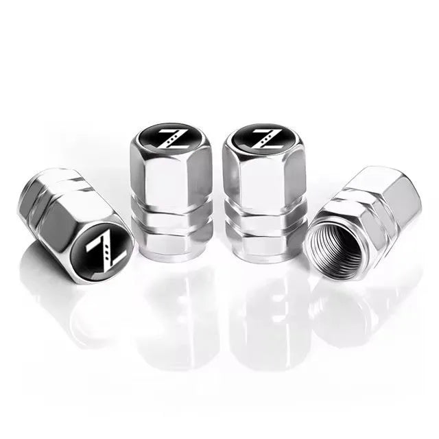 4Pcs Car Styling For Z Badge Aluminium Alloy Wheel Tire Valve Cover Caps Auto Accessories Car Motorcycle For Nissan Accessories