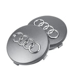 For Audi 4pcs 60mm Car Styling Audi Wheel Center Cap Emblem Hub Covers Badge For Audi B5 B6 B7 B8 B9 D3 Q3 Q5 Q7 TT A1 A3 A4 A5