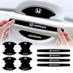 Car Door Handle Bowl Stickers Anti-collision Protector Stickers For Honda Mugen Power Civic Accords CRV Hrv Jazz CBR VTEC VFR
