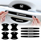 Car Door Handle Bowl Stickers Anti-collision Protector Stickers For Honda Mugen Power Civic Accords CRV Hrv Jazz CBR VTEC VFR