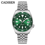 CADISEN New Luminous Men Mechanical Wristwatches Ceramic Bezel Sapphire Glass Automatic Watch Men Relogio Masculino