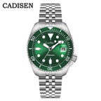 CADISEN New Luminous Men Mechanical Wristwatches Ceramic Bezel Sapphire Glass Automatic Watch Men Relogio Masculino