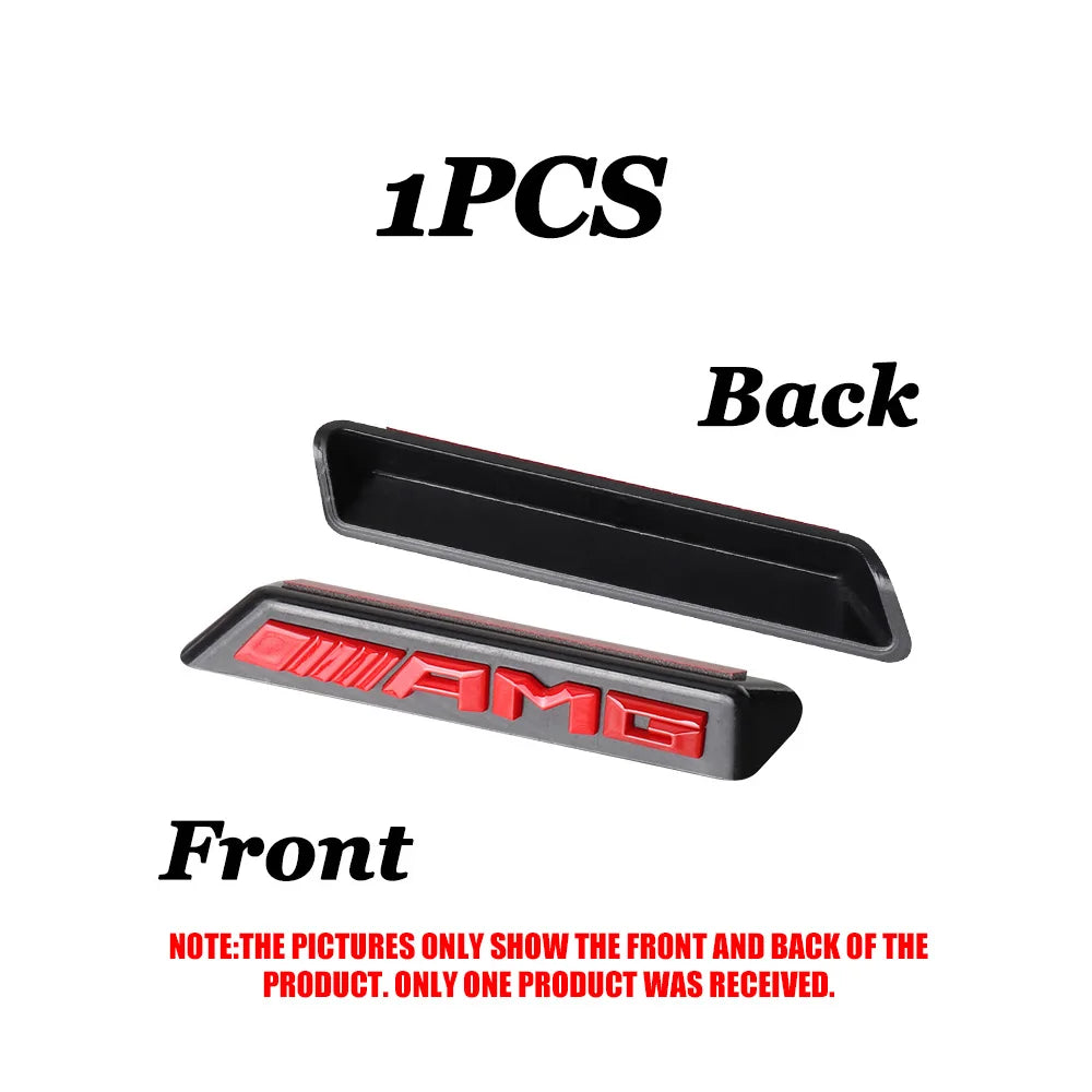 Car Front Grille Emblem Decoration Sticker Auto Styling Accessories For Mercedes Benz AMG W204 W205 B180 W221 W447 Smart CLG GLS