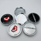 4pcs 65MM 59MM Vossen Logo Emblem Badge Car Wheel Center Caps Wheel Hubcap Hub Center Dust Cover Replace Car Styling Accessories