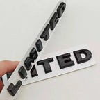New 1Pcs 3D ABS Logo LIMITED Car Side Fender Rear Trunk Emblem Badge Sticker Decals For JEEP Wrangler Compass Commander Cherokee