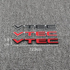 Car Emblem Decals VTEC IVTEC Metal Badge Sticker Accessories For Civic cb400 i-VTEC vfr800 cb750 Accord Odyssey CRV Pilot FIT
