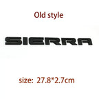 SIERRA new old letter logo car stickers for GMC sierra original rear boot label trunk modified Accessories decoration decals
