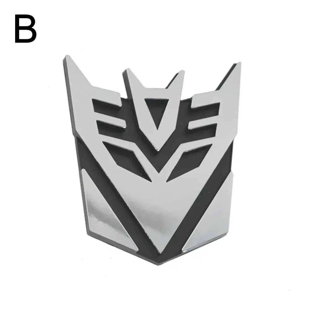 New 3D Car Stickers For Transformer Badge Decepticon Emblem Tail Decal Cool Autobots Logo Car Styling Motorcycle Car Accessories