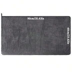 Dark gray car microfiber towel, oversized strong absorbent car wash cloth, high-efficiency cleaning wipe cloth