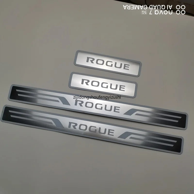 For Nissan ROGUE 2014 2015 2016 2017 2018 2019 2020 2021 Stainless Steel Door Sill Scuff Plate Welcome pedal Car Accessories