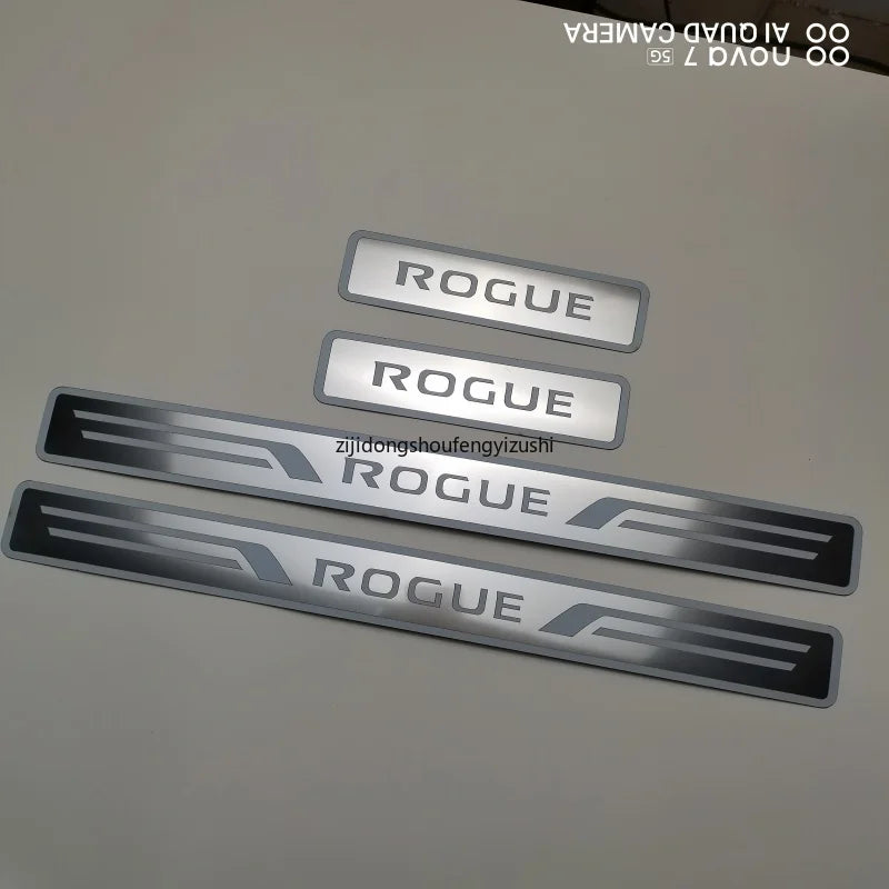 For Nissan ROGUE 2014 2015 2016 2017 2018 2019 2020 2021 Stainless Steel Door Sill Scuff Plate Welcome pedal Car Accessories
