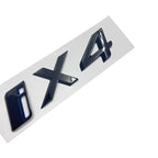 ABS Letters Numbers Glossy Black ix i3 i4 i7 iX ix3 iX4 ix7 Emblem for BMW X1 X3 X5 X6 GT Car Rear Logo Badge Sticker