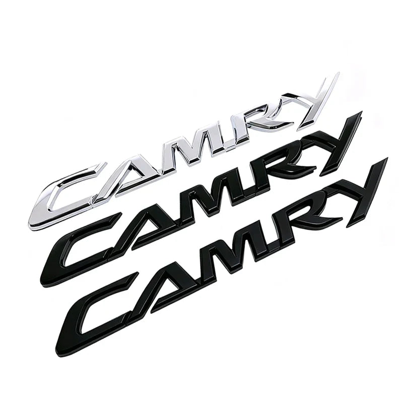 NEW ABS Car Body Trunk Emblem CAMRY Logo Sticker For Toyota CAMRY 2006-2018 Badge Auto Rear Letter Decal Exterior Accessories