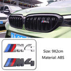 For BMW Performance E60 E36 E90 X2 X1 X3 X5 E46 M3 1Pcs 7.3cm 9cm M Logo 3D ABS Car Styling Front Grille Badge Emblem Accessory