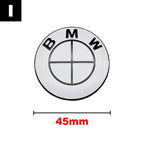 45mm 47mm Steering Wheel Center Emblem Badge Sticker For BMW E39 E46 E60 E87 E90 E92 F10 F20 F30 G20 Interior Decoration