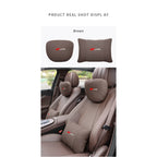 For Ford STline Focus Mondeo Explorer Edge Fiesta Fusion Kuga Escape Auto Headrest Neck Support Lumbar Cushion Soft Neck Pillow
