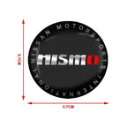 For Nismo Nissan Almera Tiida Sunny QASHQAI Skyline Juke X-TRAI 4pcs 56/60mm Car Wheel Center Covers Badge Hub Cap Accessories