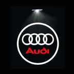 2PCS LED Car Door Welcome Logo Light Projector Lamp For Audi Sline S3 S4 S5 S6 S7 RS Quattro Q7 Q5 Q3 A4 B8 8P A3 A6 C7 A5 A6