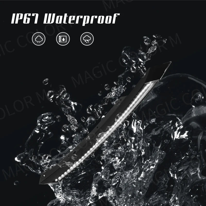 DRL For Honda Civic 2016 2017 2018 2019 2020 LED Headlight Eyebrow Daytime Running Light Dynamic Turn Signal Lamps 3 Colors 12V