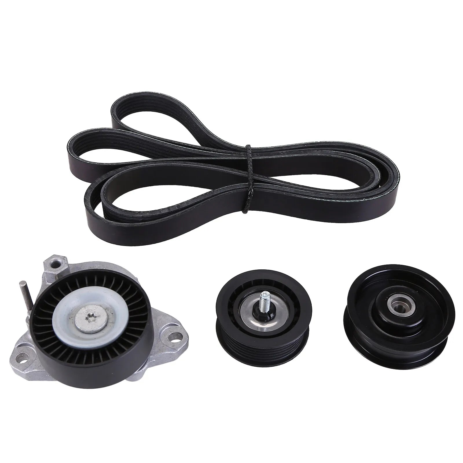 2722021419 2722000270 2722021019 For Mercedes-Benz GLK350 Drive Belt Tensioner & Idler Pulley Serpentine Belt Kit