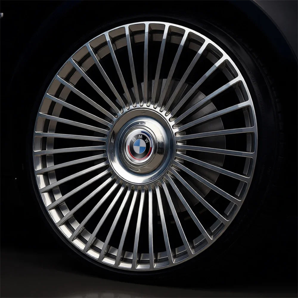4Pcs 183mm Floating Car Wheel Center Caps Rims Hub Cover For BMW 50TH M Performance M3 M5 M6 F01 F20 F10 F13 F15 F16 F30 F34 F32