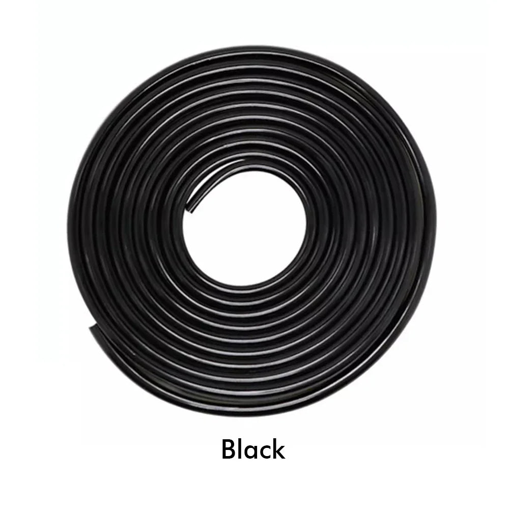 Protector de puerta de coche de 5M, Protector lateral Universal, tira de protección de borde de puerta, tiras de sellado de goma para coches