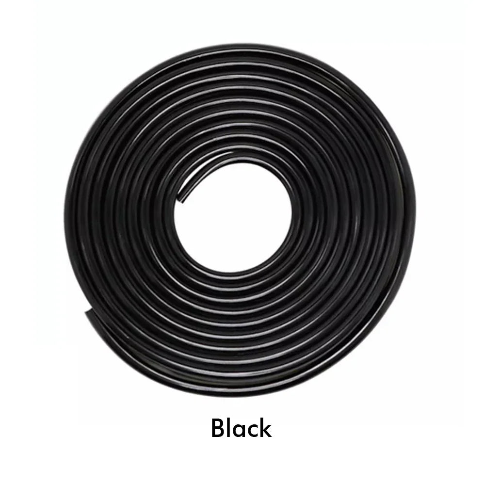 Protector de puerta de coche de 5M, Protector lateral Universal, tira de protección de borde de puerta, tiras de sellado de goma para coches