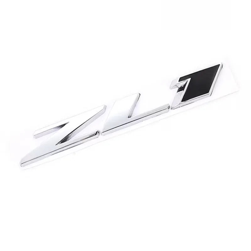 3D Metal Car Stickers ZL1 Emblem Fender Trunk Badge For Chevrolet Camaro ZL1 Cruze Z71 Aveo Captiva Car StylingAccessorie