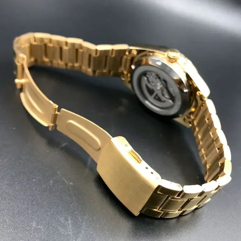 Relojes Orient, reloj AAA de alta calidad, camiseta nueva, reloj para hombre, Tourbillon mecánico automático multifunción de lujo totalmente de acero