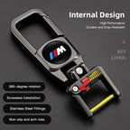 Car Metal Keychain Emblem Keyring Pendant Auto Accessories For BMW E90 G80 M3 G30 M5 F82 F83 F20 F21 G42 F95 F96 G06 G07 M2 M4