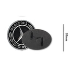 57mm Front Hood Emblem Cover Decor Refit Accessories Key Ring For Mercedes Benz W209 W210 W211 W212 W176 W203 W204 W205