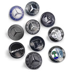 1PC 56mm Car Hood Emblem Badge Bonnet Emblem Cover For Mercedes Benz Brabus AMG W124 W163 W202 W203 W204 W210 W211 W205 Sticker