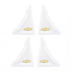 4Pcs Car Door Silicone Buffer Stickers Anticollision Anti Scratch For Chevrolet Spark Captiva Cruze Malibu Equinox Trax Camaro