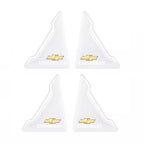 4Pcs Car Door Silicone Buffer Stickers Anticollision Anti Scratch For Chevrolet Spark Captiva Cruze Malibu Equinox Trax Camaro