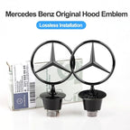 3D Star Bonnet Label Badge Car Front Hood Zinc Alloy Emblem for Mercedes Benz W213 W222 W223 E300 W205 W206 W212 W203 W204