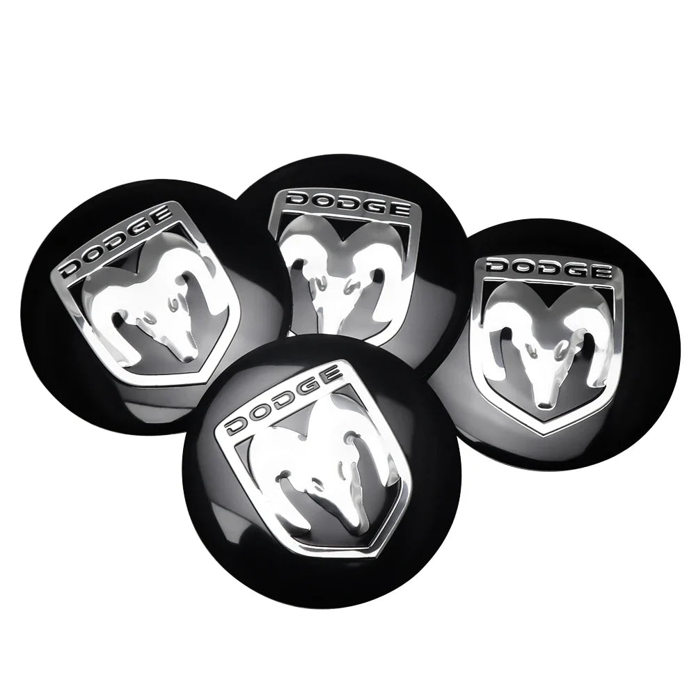 56MM Car Wheel Center Cover Sticker Hub Cap Accessories For Dodge Durango Caliber Dakota Neon SRT SXT Nitro Avenger Dart Viper