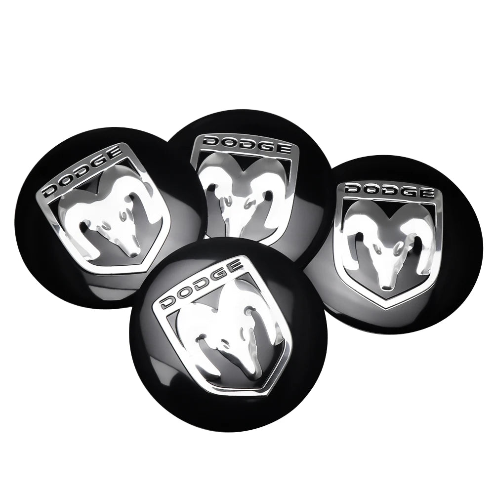 56MM Car Wheel Center Cover Sticker Hub Cap Accessories For Dodge Durango Caliber Dakota Neon SRT SXT Nitro Avenger Dart Viper
