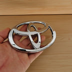 1pc 3D Car Emblem sticker For Toyota Front Grill Hood Rear Trunk Logo Corolla Camry RAV4 Hilux Yaris Prius Prado Badge Accessory