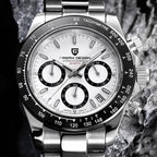 New PAGANI DESIGN PD1644 Luxury Men's Quartz Watch Automatic date Wristwatches Sport 100m Waterproof Chronograph Men Gift